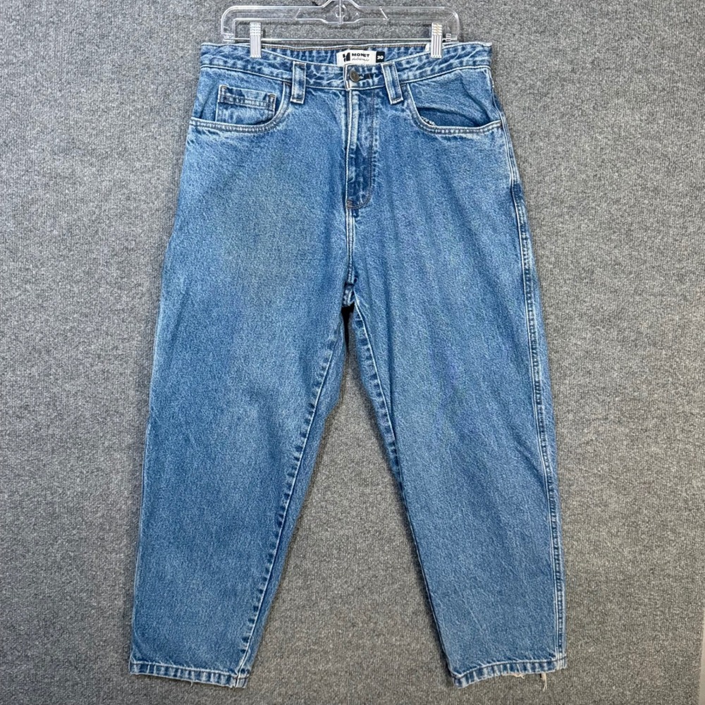 Monet Skateboards Jeans Women 30 Medium Wash Blue Relaxed‎ Carpenter Tapered Leg